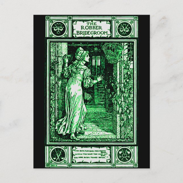 Grimm's Robber Bridegroom Postcard (Front)