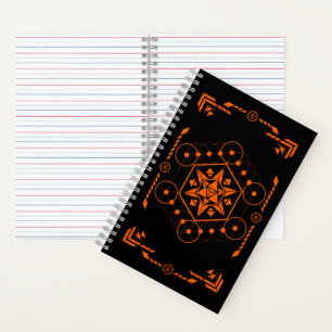 Grimoire Cosmos Pattern Notebook