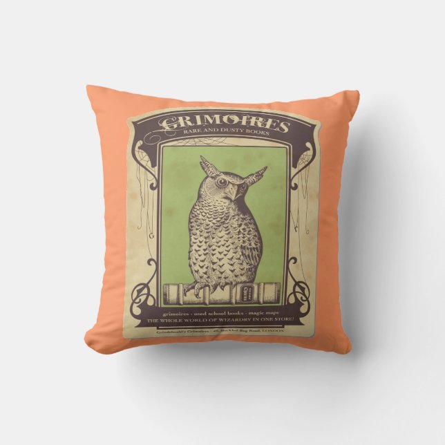 Grimoires Owl Pillow (Front)