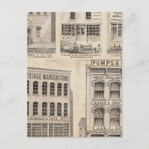 Grimshaw and Town, Minnesota Postcard