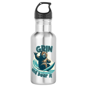 Grin And Bear It 532 Ml Water Bottle