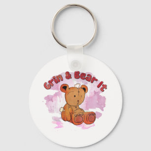 grin and bear it keychain