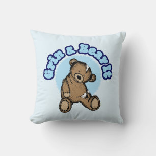 Grin & Bear It Throw Pillow