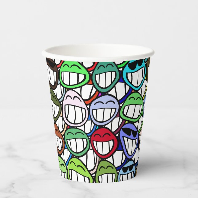 Grin! Paper Cups (Front)