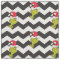 Grinch | Black & White Holiday Chevron Pattern