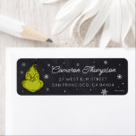 Grinch Chalkboard Birthday<br><div class="desc">Add this fun Dr. Seuss Grinch return address label to any envelope.</div>