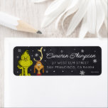 Grinch Chalkboard Birthday<br><div class="desc">Add this fun Dr. Seuss Grinch return address label to any envelope.</div>