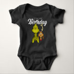 Grinch Chalkboard It's My Birthday Baby Bodysuit<br><div class="desc">Check out this fun Dr. Suess Grinch birthday shirt.</div>