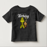 Grinch Chalkboard It's My Birthday Toddler T-shirt<br><div class="desc">Check out this fun Dr. Suess Grinch birthday shirt.</div>