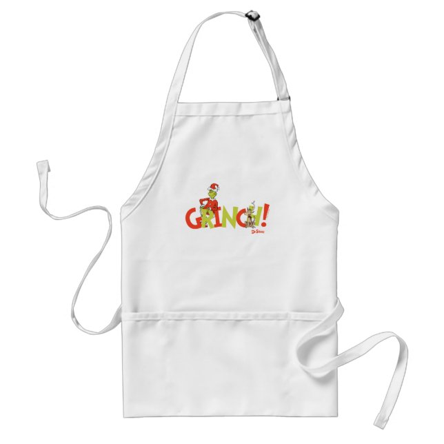 Grinch! Character Logo Graphic Standard Apron (Front)