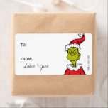 Grinch | Christmas - To From Stickers<br><div class="desc">Celebrate the Holiday's with Grinch! Personalize these cute address labels with your name!</div>