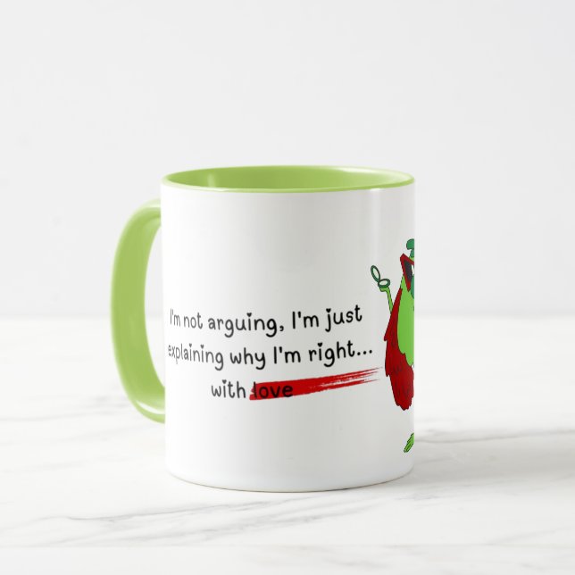 Grinch Coffee Mug - Un peu de mal (Devant gauche)