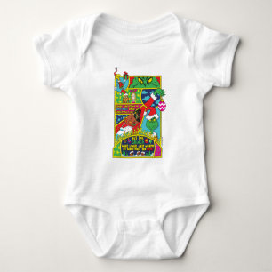 Grinch   Comic Graphic Baby Bodysuit