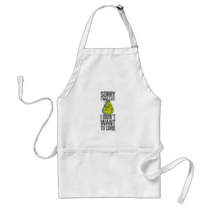 Grinch   Funny Sorry I Was Late I Didn't Want Standard Apron