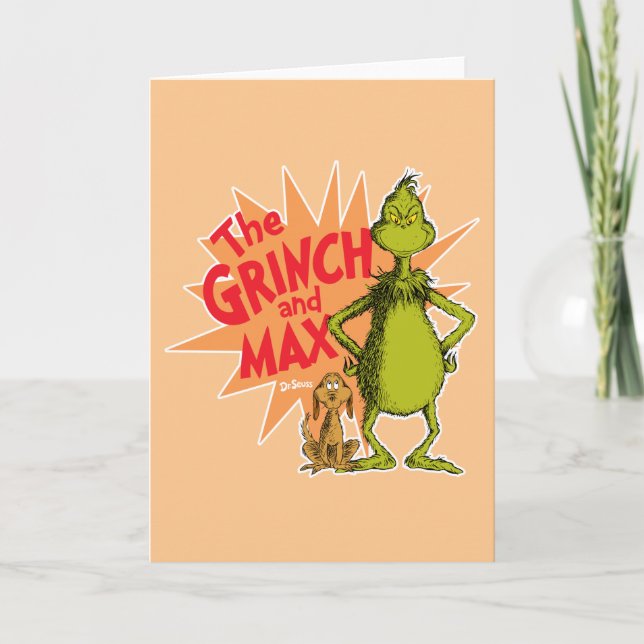 Grinch | Grinch & Max Starburst Card (Front)