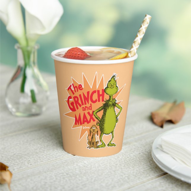Grinch | Grinch & Max Starburst Paper Cups (Insitu)
