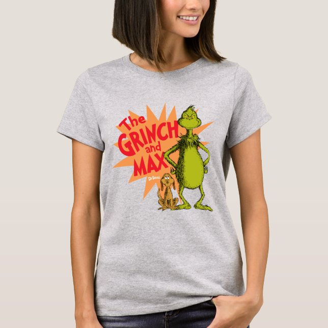 Grinch | Grinch & Max Starburst T-Shirt (Front)