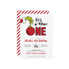 Grinch He's a Mean One 1st Birthday