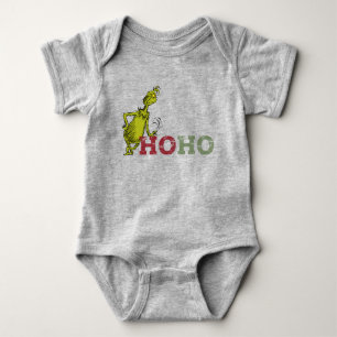 Grinch Ho Ho Ho Baby Bodysuit