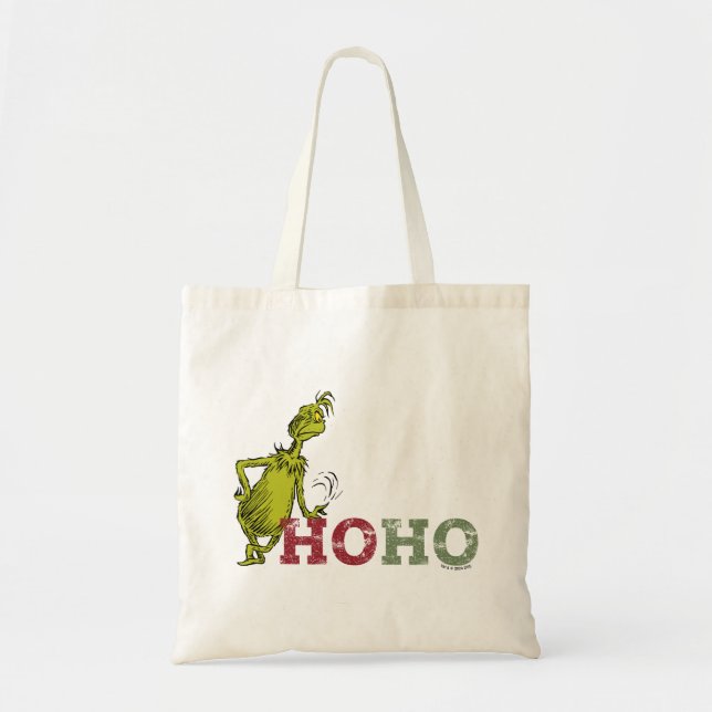 Grinch | Ho Ho Ho Tote Bag (Front)