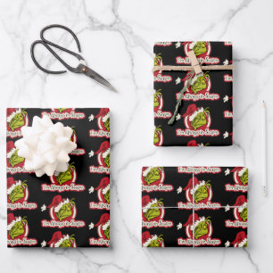 Grinch   I'm Always in Season Wrapping Paper Sheet