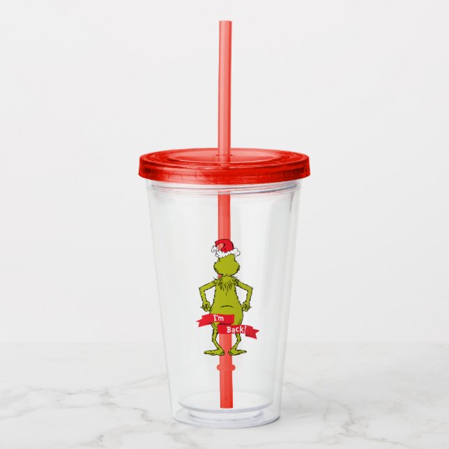 Grinch | I'm Back Acrylic Tumbler (Front)