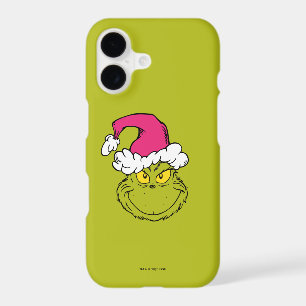 Grinch in Pink Santa Hat
