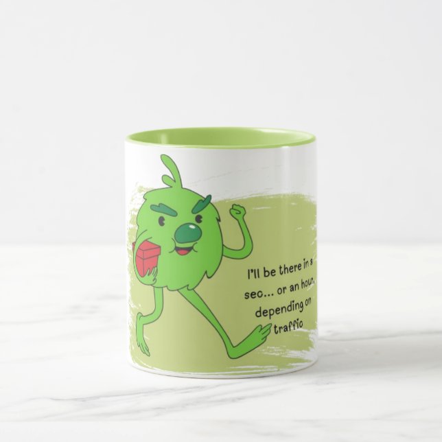 Grinch Inspired Coffee Mug - Perfect for Mischief  (Center)