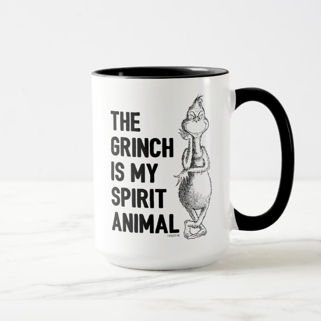 Grinch is my Spirit Animal Mug (Right)