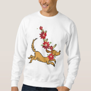 Grinch Max Christmas Pointsettia Sweatshirt