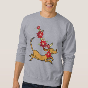 Grinch Max Christmas Pointsettia Sweatshirt