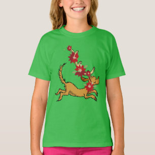 Grinch Max Christmas Pointsettia T-Shirt