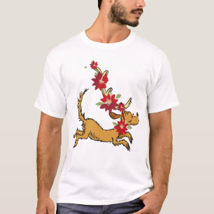 Grinch   Max Christmas Pointsettia T-Shirt
