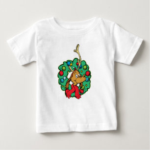 Grinch Max Christmas Wreath Baby T-Shirt