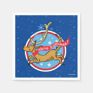 Grinch   Max Merry Grinchmas! Napkin