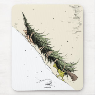 Grinch & Max Return the Christmas Tree Mouse Pad