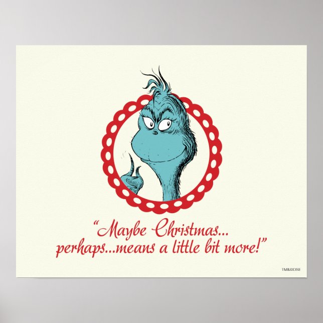 Grinch | Maybe Christmas… Poster (Front)