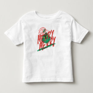 Grinch Merry Merry Grunge Graphic Toddler T-shirt
