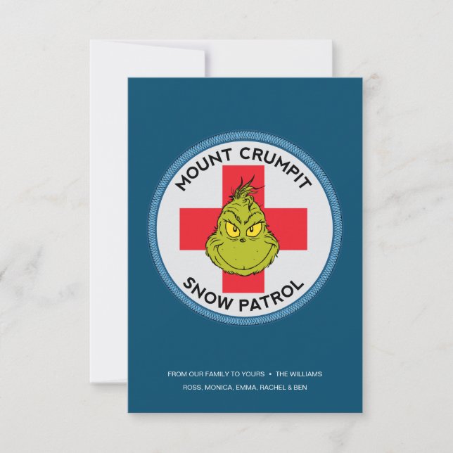 Grinch | Mt. Crumpit Snow Patrol Card (Front)