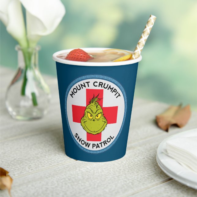Grinch | Mt. Crumpit Snow Patrol Paper Cups (Insitu)