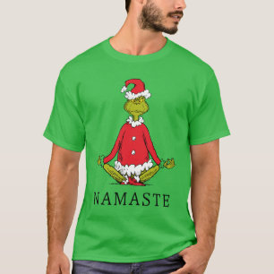 Grinch Namaste Santa Claus T-Shirt