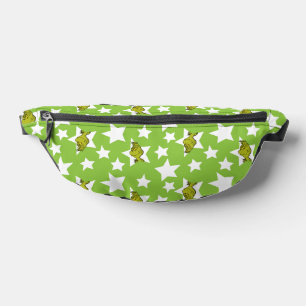 Grinch Peeking Star Pattern Fanny Pack