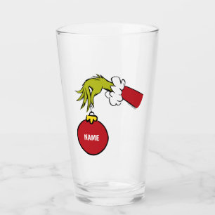 Grinch   Personalized Name Glass