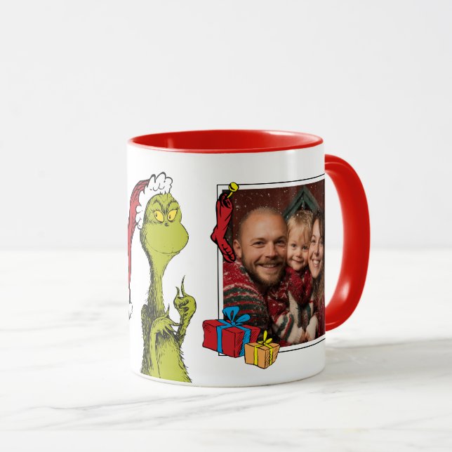 Grinch | Personalized Photo Mug (Front Right)