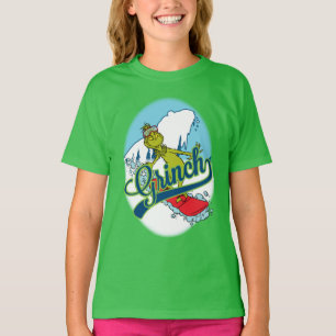 Grinch Snowboarding T-Shirt