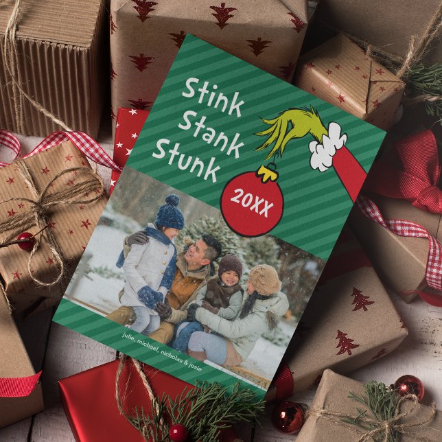 Grinch | Stink Stank Stunk Holiday Card (Creator Uploaded)