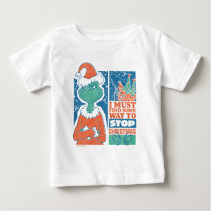 Grinch Stop Christmas Vintage Graphic Baby T-Shirt