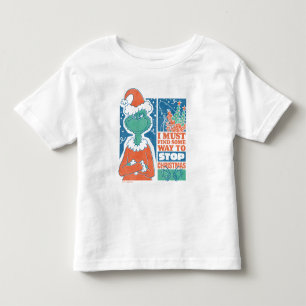 Grinch   Stop Christmas Vintage Graphic Toddler T-shirt