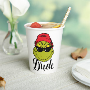Grinch   The Dude Paper Cups