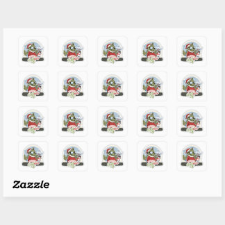 Grinchmas Square Stickers